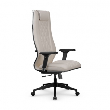 Кресло руководителя Метта МЕТТА L 1m 50M/4D Infinity Easy Clean MPES Комплект 6 Светло-бежевое