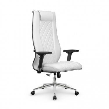 Кресло руководителя Метта МЕТТА L 1m 50M/4D Infinity Easy Clean MPES Комплект 9 Белое