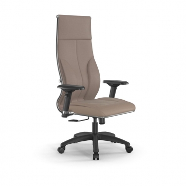 Кресло руководителя Метта Мetta L 1m 46/4D Infinity Easy Clean MPES Комплект 4 Темно-бежевое