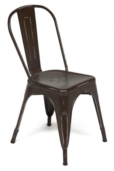 Стул Tetchair LOFT CHAIR mod. 012 металл, 453585см, коричневый/brown vintage