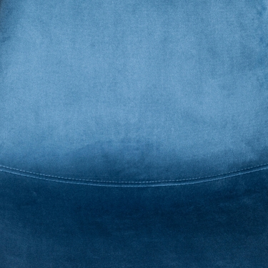 Стул Tetchair BREEZE mod. 4724 вельвет/металл, 44 х 53 х 87 см, Blue синий HLR63 / черный
