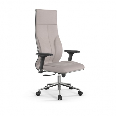 Кресло руководителя Метта Мetta L 1m 46/4D Infinity Easy Clean MPES Комплект 8 Светло-бежевое
