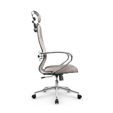 Кресло руководителя Метта Metta L 2c 44C/K116 Infinity Easy Clean MPES Комплект 7 Светло-бежевое