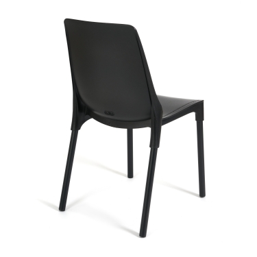 Стул Tetchair GENIUS mod 75 металл/пластик, 46x56x84cм, черный/черные ножки