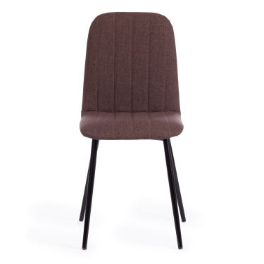 Стул Tetchair ARC ткань/металл, 46 х 52 х 88 см, коричневый 01/черный