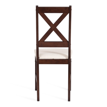 Стул Tetchair CROSSMAN Многослойная фанера, 1004140, Cappuchino, ткань бежевая 81/10 разобранный