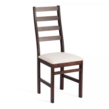 Стул Tetchair ROSARIO Многослойная фанера, 39 х 39 х 99 см, Cappuchino, ткань бежевая 81/10