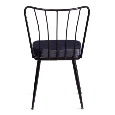 Стул Tetchair YANIS mod. 182 металл/вельвет, 42.5 х 50.5 х 82.5 см, black черный BF-16
