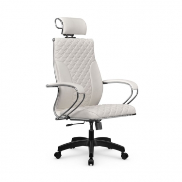Кресло руководителя Метта Metta L 2c 44C/K116 Infinity Easy Clean MPES Комплект 4 Белое