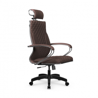 Кресло руководителя Метта Metta L 2c 44C/K116 Infinity Easy Clean MPES Комплект 4 Темно-коричневое