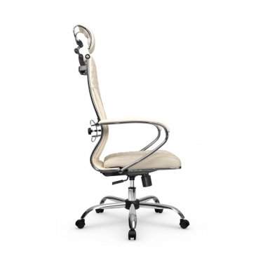 Кресло руководителя Метта Metta L 2c 44C/K116 Infinity Easy Clean MPES Комплект 5 Молочное