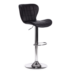 Стул барный Tetchair AVIONIC mod. KY712A металл/экокожа, 455386-107 см, черный/хром