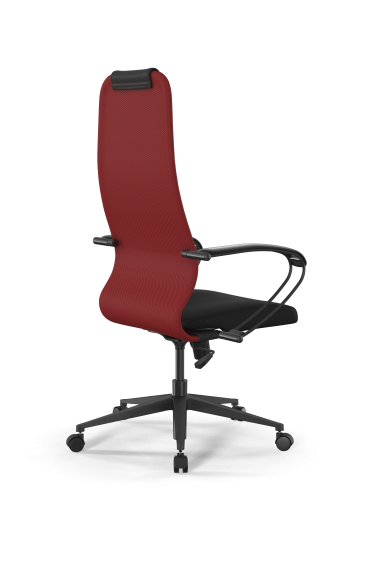 Кресло офисное Метта МЕТТА B 1b 21/K130, Основание 17832 Комплект 4 Красное Черное