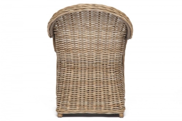 Кресло Tetchair Secret De Maison BASON c подушкой 726588 см, натуральный серый/natural grey, подушка ткань цветы