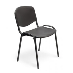 Стул EasyChair ZP_UP_EChair Rio ИЗО чёрн пластик черный 573676