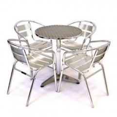 Комплект мебели LFT-3059/T3127-D60 Silver 4+1 Афина-мебель LFT-3059/T3127-D60 Silver 4Pcs