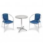 Комплект мебели Афина-мебель LFT-3199E/T3127-D60 Blue 2Pcs