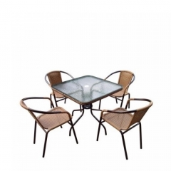 Комплект мебели Афина-мебель Николь-2LB TLH-037С-TLH070SR-70x70 Light Beige