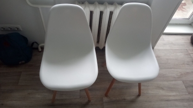 Стул для кухни Цвет мебели Eames SC-001 Белый