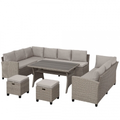 Комплект плетеной мебели Афина-мебель AFM-370B Beige