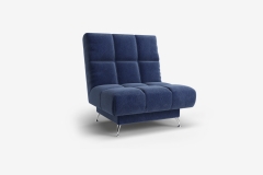 Кресло МЛК, г. Можга Финка-2, без подлокотников, велюр Пони 13