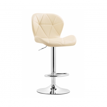 Барный стул  Trio beige / chrome