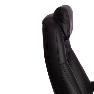 Кресло офисное Tetchair Trust max кож/зам, черный/черный стеганный/черный, 36-6/36-6/36-6/06