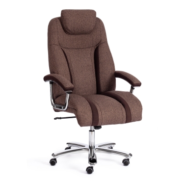 Кресло офисное Tetchair Trust max ткань, коричневый/коричневый , MJ190-7/TW-24