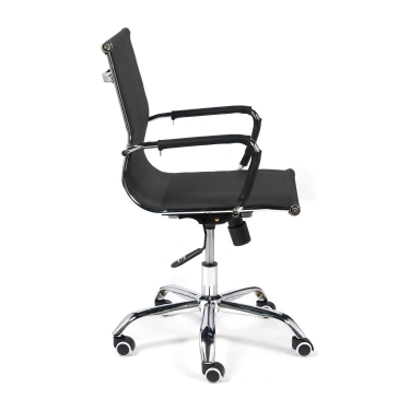 Кресло офисное Tetchair URBAN-LOW M ткань/сетка, черный