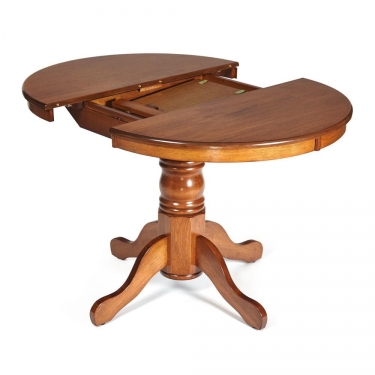Стол Tetchair NAVARRESE mod. E-R36R+12AV NMO-2A дерево гевея/мдф, 90+30х76см, rustic oak дуб