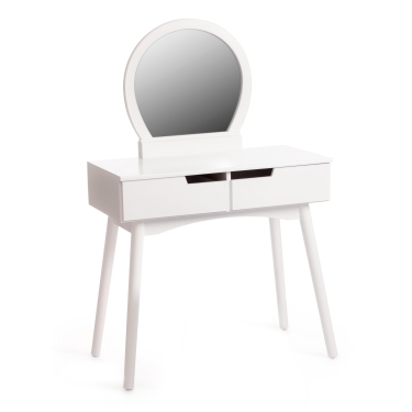 Стол раскладной с плиткой Tetchair CT 3030 Kasablanca дерево гевея/плитка, 73,5 147 х 73,5 х 75см , античный белый, рисунок - марокко