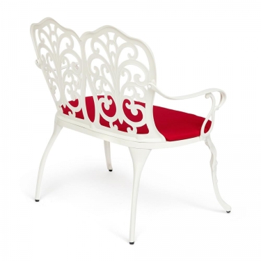 Скамья Tetchair Secret De Maison Symphonie + подушка алюминиевый сплав, 955692, butter white