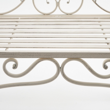 Скамья Tetchair Secret de Maison BEAUJOLAIS mod. PL08-8574 металл, 136х46х96см, белый антик antique white