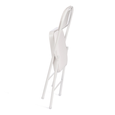 Стул складной Tetchair FOLDER mod. 3022G каркас металл, сиденье/спинка экокожа, 46.5 х 47.5 х 79 см, white белый / white белый