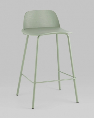 Стул полубарный Stool Group Mist Серо-зеленый