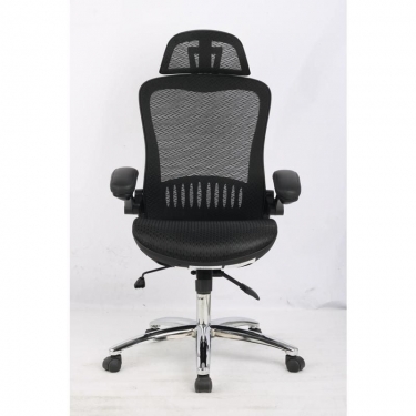 Кресло руководителя EasyChair EChair-552 TTW Net 526697 Черное
