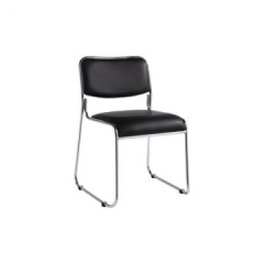 Стул для посетителей EasyChair Echair-802 VP к/з 478750 черный хром