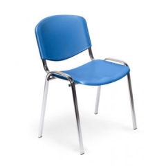 Стул EasyChair ZP_UP_EChair Rio ИЗО хром пластик синий 573684