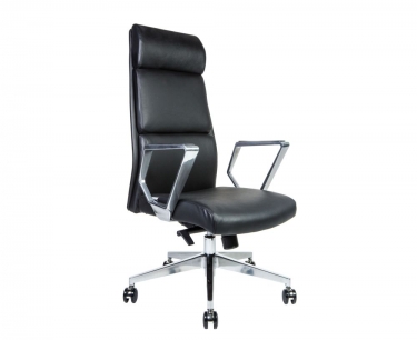 Конференц-кресло Норден Лондон Люкс ZR8637H black leather Черный