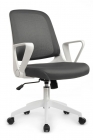 Кресло компьютерное Рива RV DESIGN W-158 white Серый