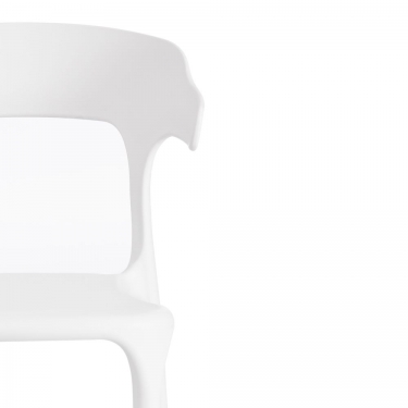 Стул Tetchair TON mod. PC33 пластик, 49 x 52 x 74 см, White Белый 01