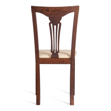Стул Tetchair Гермес/ Hermes дерево гевея, 43х49х94см, Cappuchino , ткань бежевая S178-4