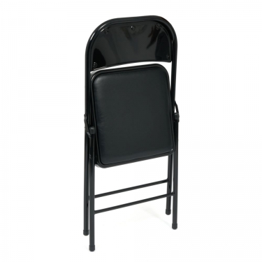 Стул складной Tetchair FOLDER mod. 032 / 1 шт. в упаковке каркас металл, сиденье/спинка экокожа, 415176см, черный