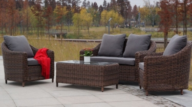 Диван двухместный 4sis Кон Панна YH-C2808W brown