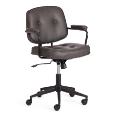 Кресло Tetchair ALFA иск. кожа, Grey Cерый