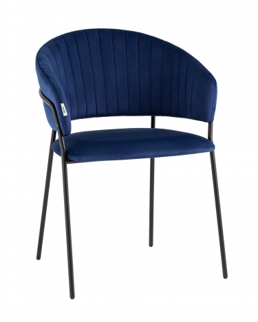 Стул Stool Group Бруно велюр Синий