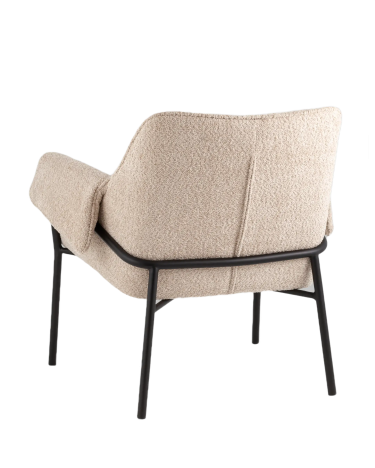 Кресло лаунж Stool Group Бесс альпака Бежевый