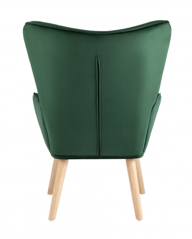 Кресло Stool Group Хью велюр Темно-зеленый