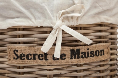 Корзина Tetchair Secret De Maison Letti набор из 2 штук натуральный ротанг, D4858/D3849 см, Натуральный Кубу / Natural Kubu