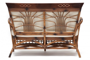Диван Tetchair Secret De Maison Kavanto натуральный ротанг, 1307490 см, коричневый античный / Brown Antique